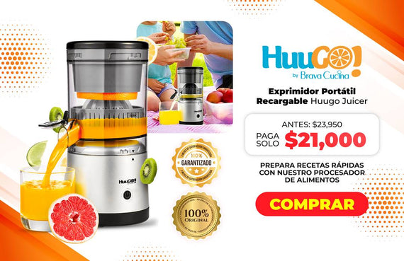 Exprimidor Portátil Recargable  –  Huugo Juicer
