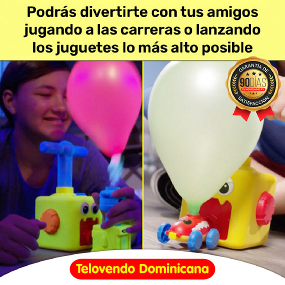 Kit de juguetes impulsados por globos Balloon Zoom