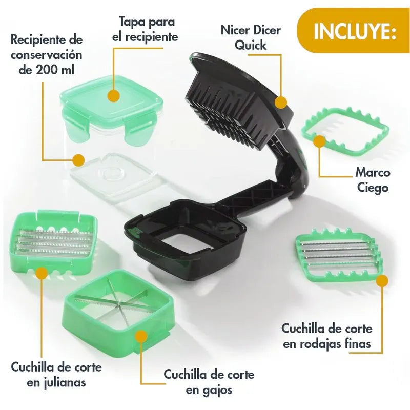 Cortador manual de verduras - Nicer Dicer Quick