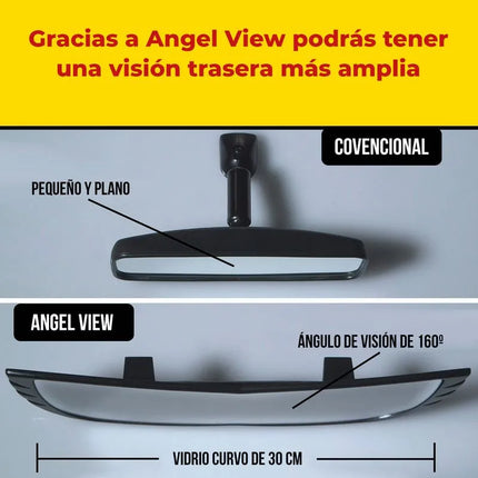 Espejo Retrovisor Panorámico de 160° De Amplitud - Angel View