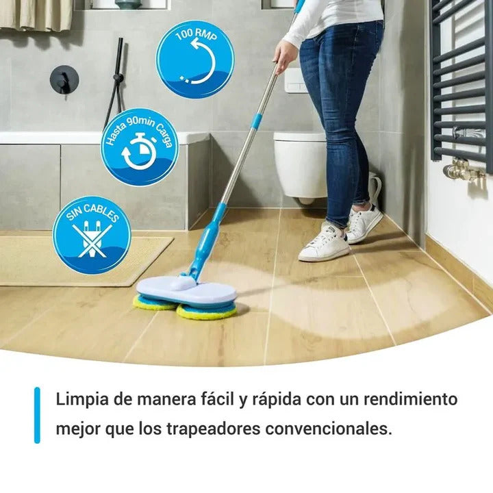 Trapeador vibratorio y giratorio - Hurricane Floating Mop