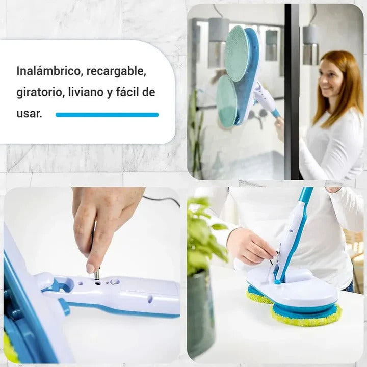 Trapeador vibratorio y giratorio - Hurricane Floating Mop