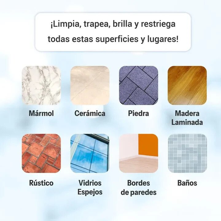 Trapeador vibratorio y giratorio - Hurricane Floating Mop