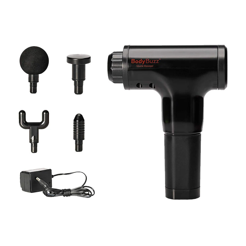 Body Buzz Massager Pistola Masajeadora Recargable Portátil De Tejido Profundo