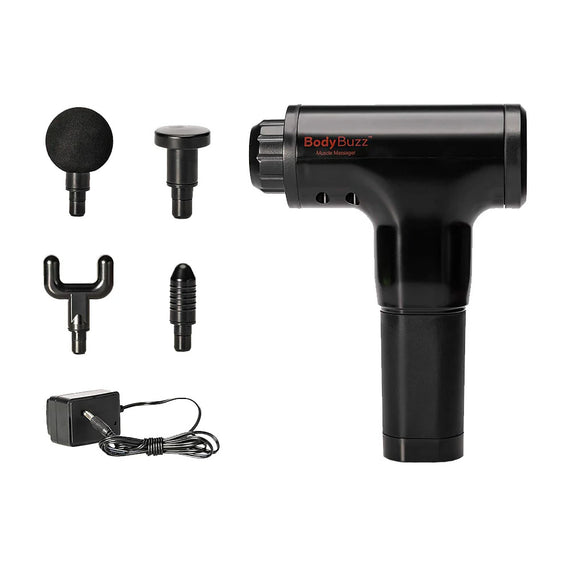 Body Buzz Massager Pistola Masajeadora Recargable Portátil De Tejido Profundo