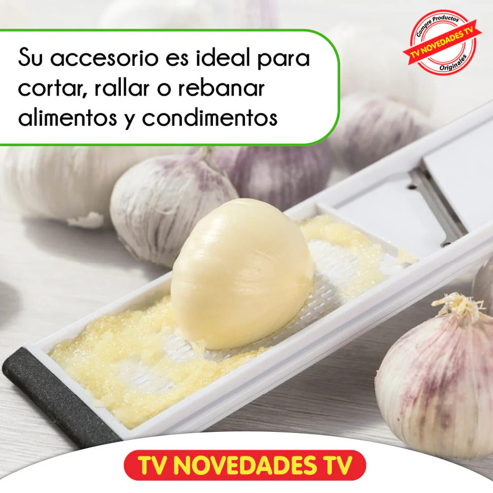 Garlic Cutter ¡Set para cortar ajo, el cual permitirá picar con mucha precisión y en muy poco tiempo!