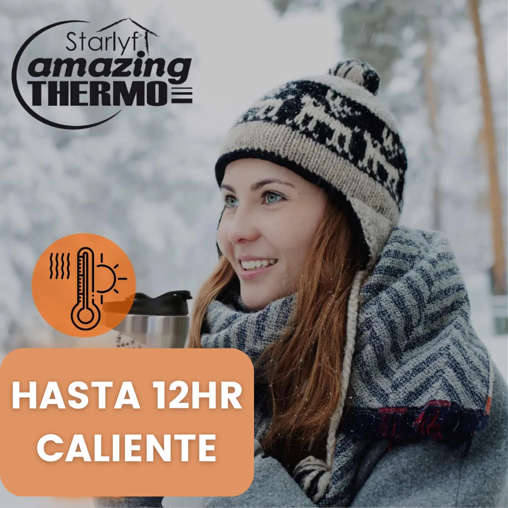Starlyf Amazing Thermo – Vaso Termo para Bebidas Frías y Calientes