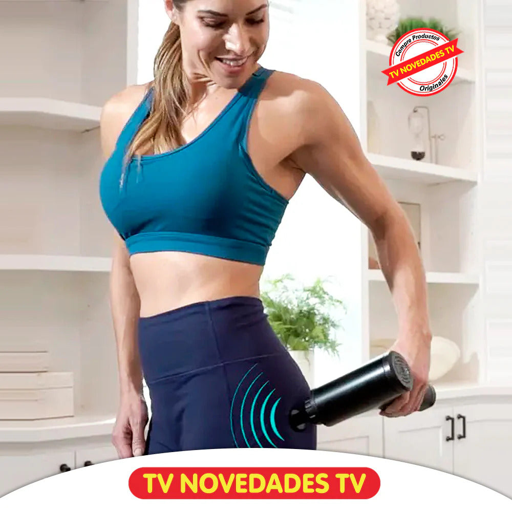 Body Buzz Massager Pistola Masajeadora Recargable Portátil De Tejido Profundo