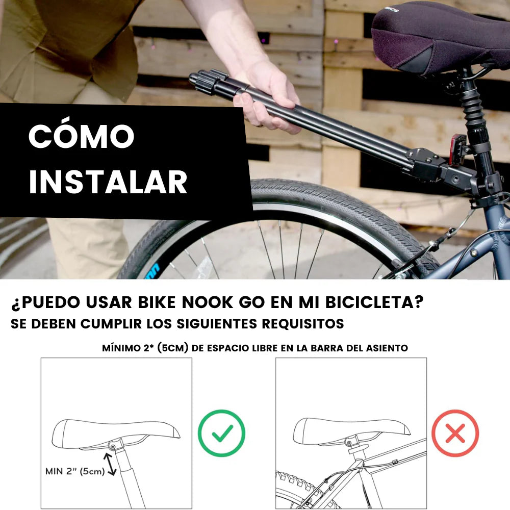 Soporte Vertical para Bicicletas Bike Nook Go