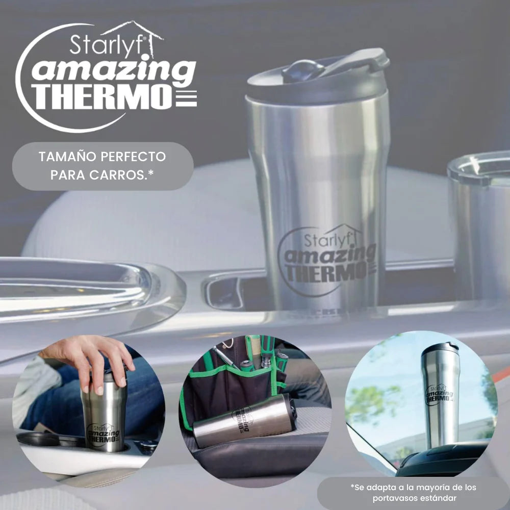 Starlyf Amazing Thermo – Vaso Termo para Bebidas Frías y Calientes