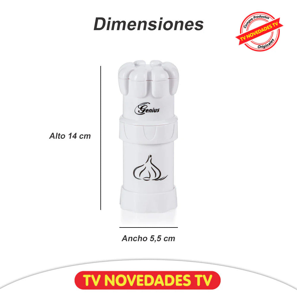 Garlic Cutter ¡Set para cortar ajo, el cual permitirá picar con mucha precisión y en muy poco tiempo!
