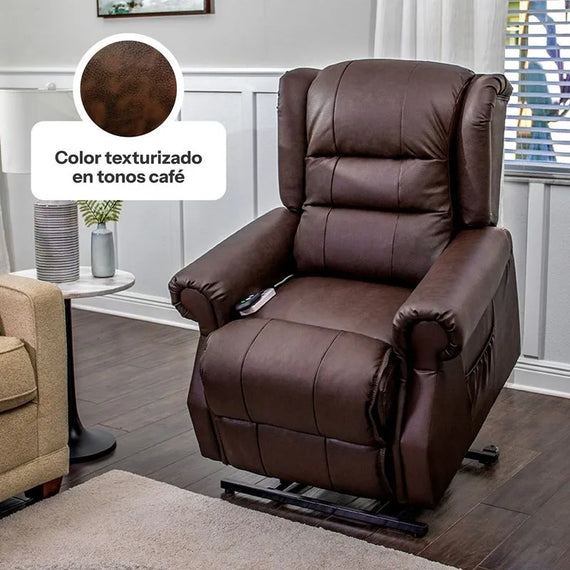 Sillón elevador, masajeador y reclinable - Stand up seat Deluxe