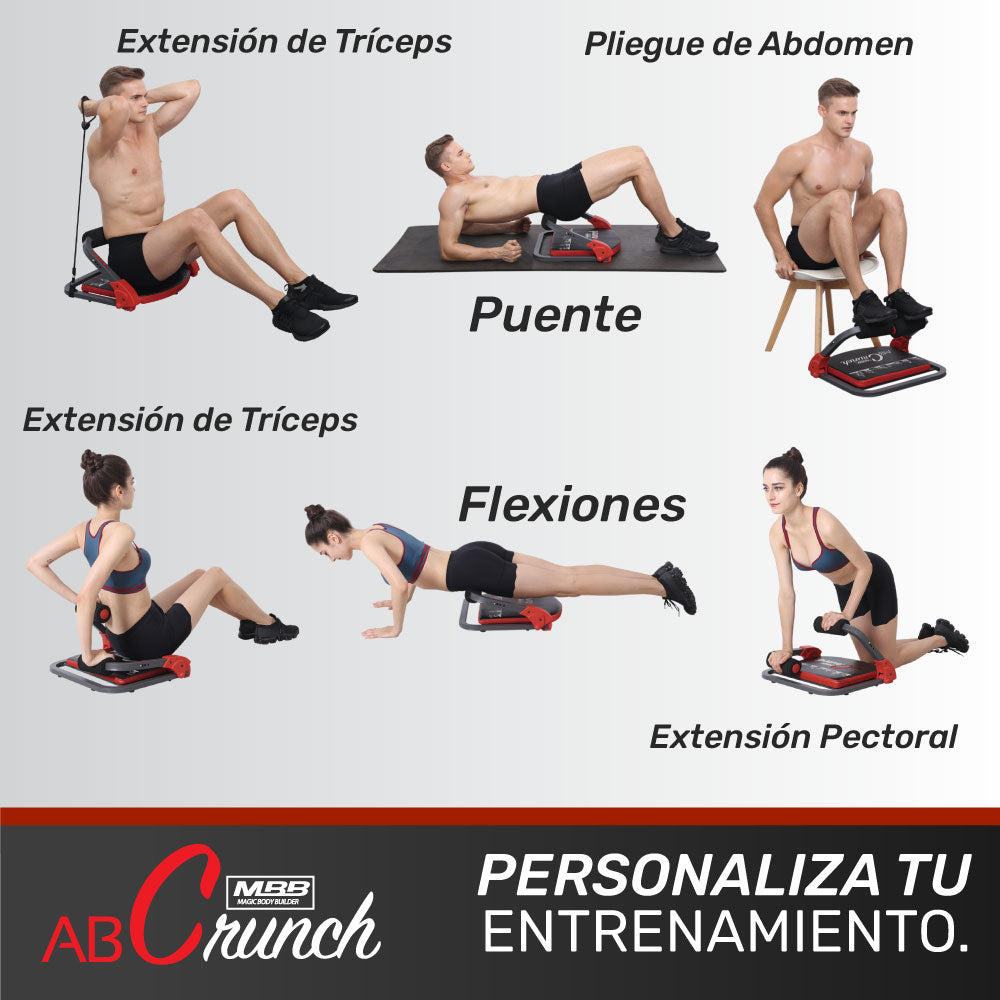 Ab Crunch - Ejercitador Abdominal Compacto