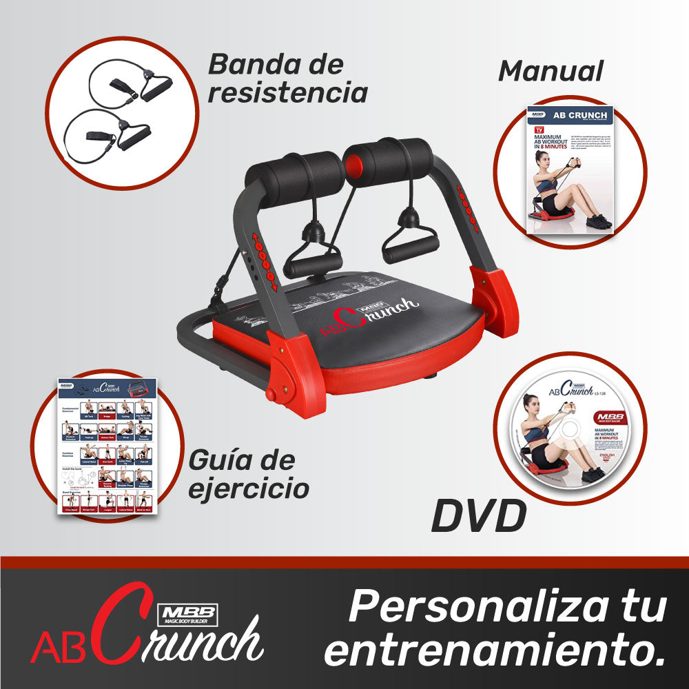 Ab Crunch - Ejercitador Abdominal Compacto