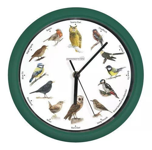 Reloj de pared con sonido de canto de pajaros - Starlyf Birdsong Clock