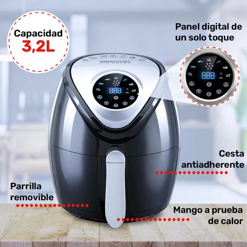 Horno y freidora de aire Breivon Air Fryer