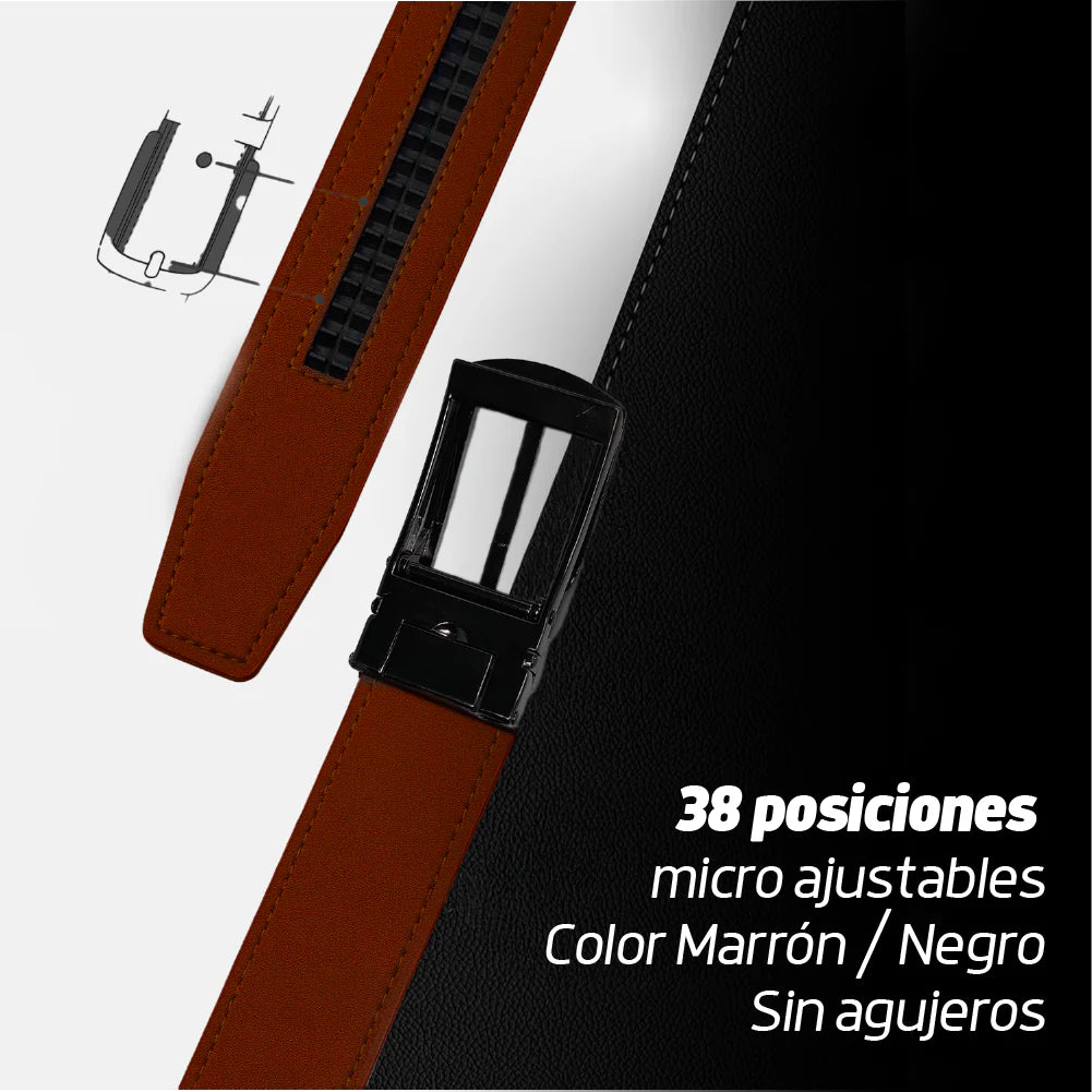 Cinturón con Sistema Microajustable sin Agujeros - Exact Belt