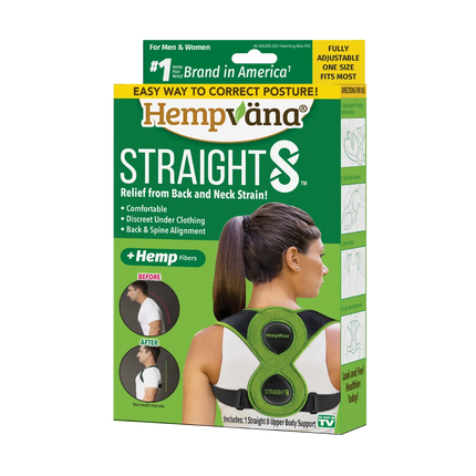 Faja Correctora de Postura Ajustable - Hempvana Straight 8