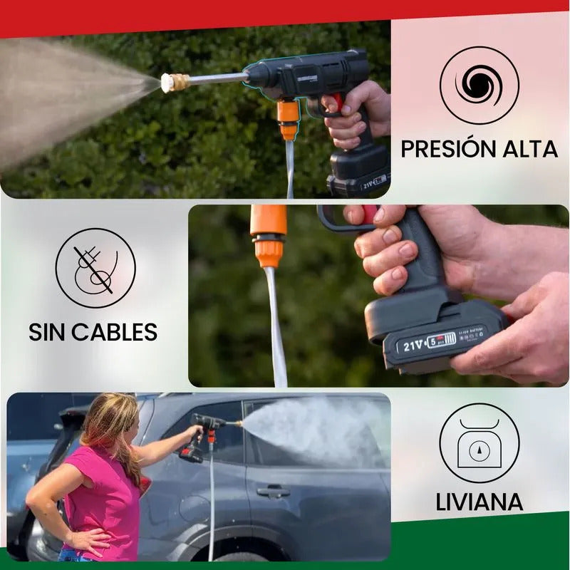 Hidrolavadora de alta presión inalámbrica - High Pressure Cleaner