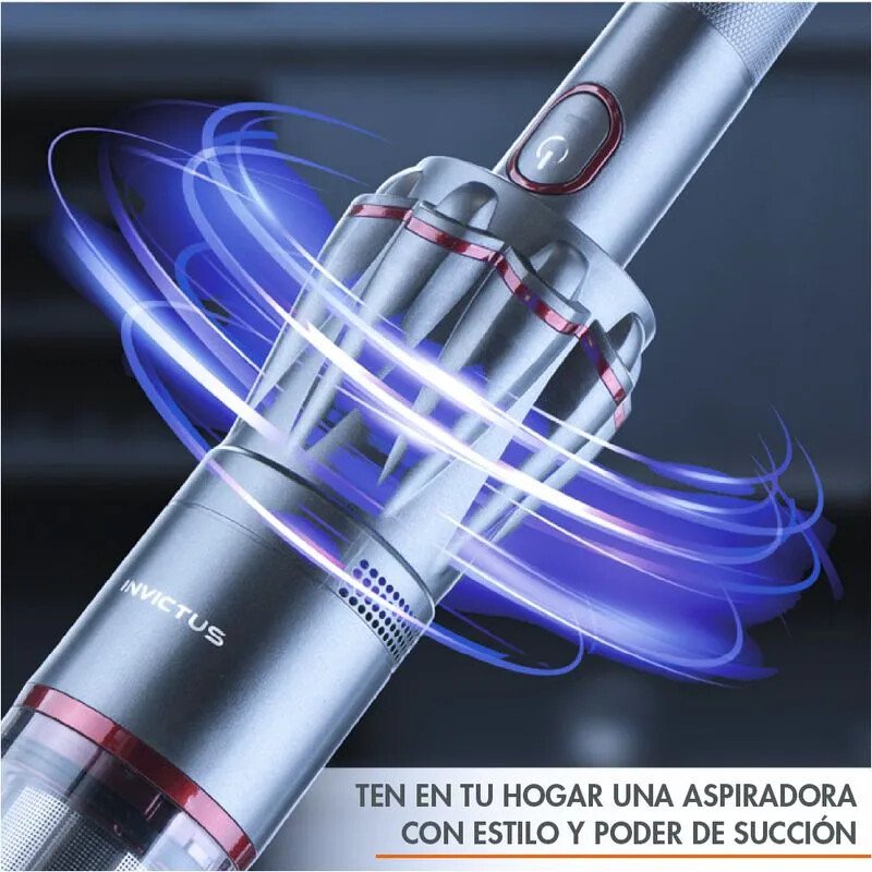 Invictus One Negra - Aspiradora inalámbrica de mano