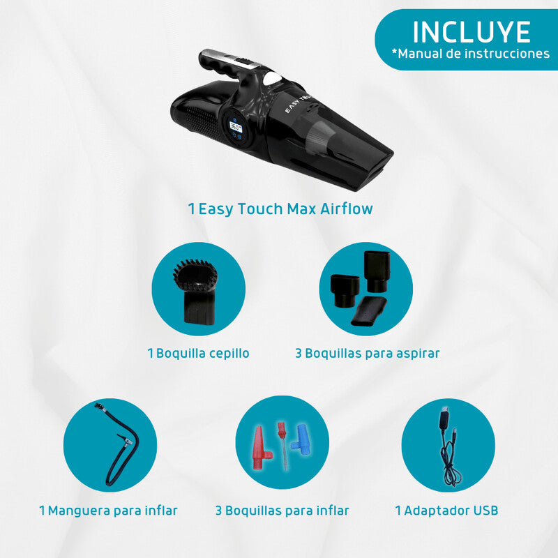 Aspiradora e infladora 3 en 1 portátil - Max Airflow