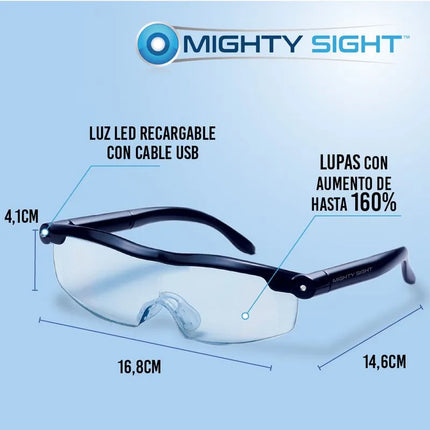 Lupas con luz led Mighty Sight