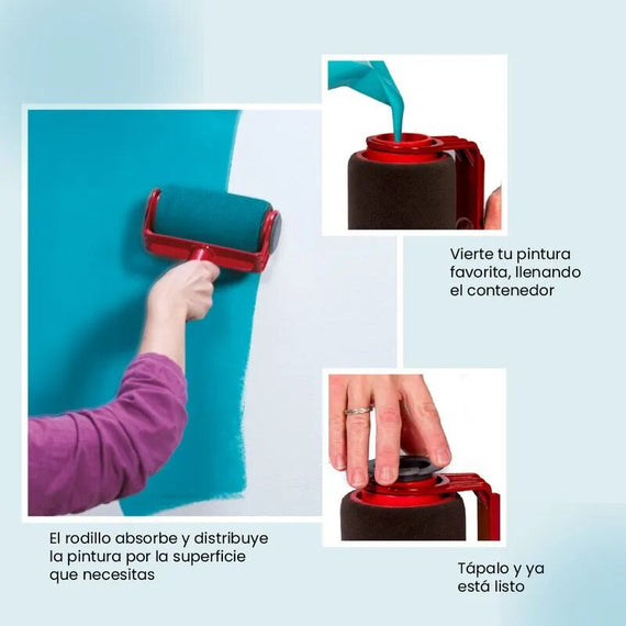 Paint Racer - Rodillo recargable para pintura