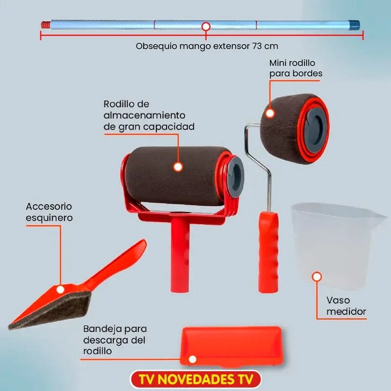 Rodillo recargable para pintura - Paint Racer