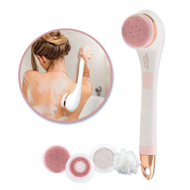 Cepillo Corporal Recargable Masajea Exfolia Piel suave - Pure Perfection Body Brush