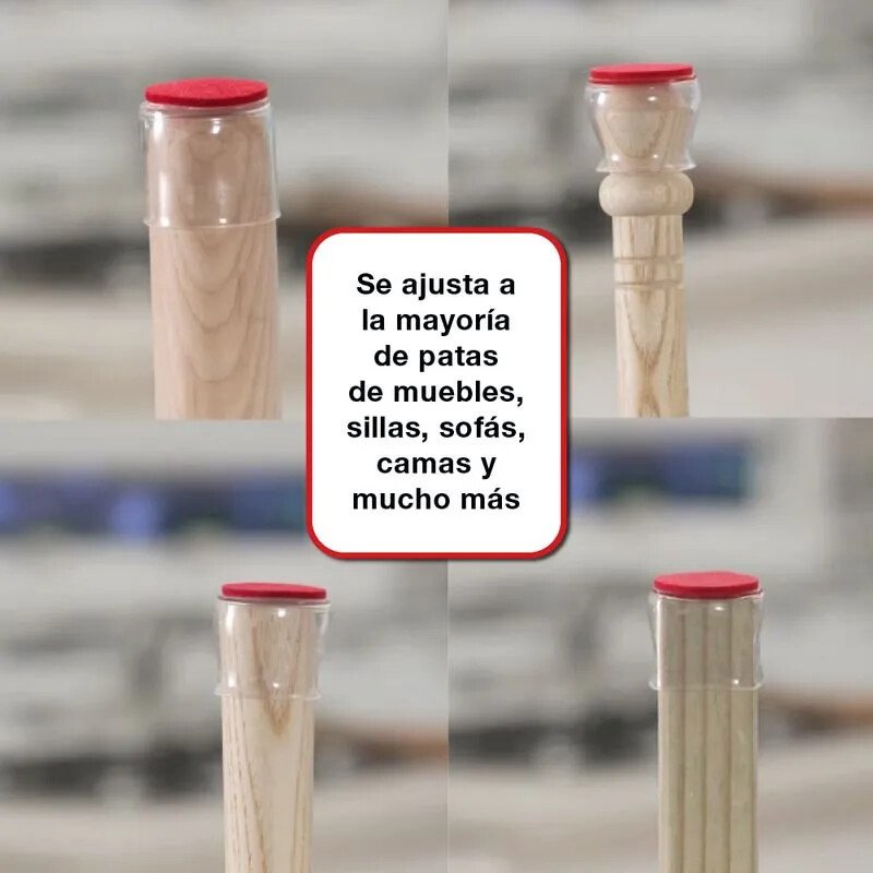 Protectores para patas de sillas y muebles - Ruby Sliders