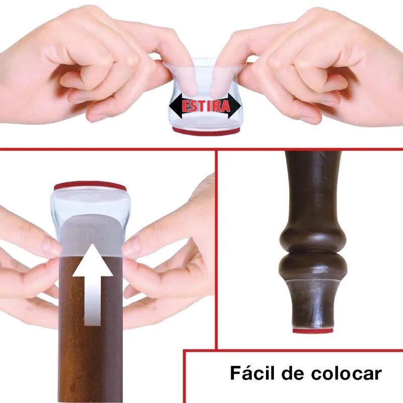 Protectores para patas de sillas y muebles - Ruby Sliders