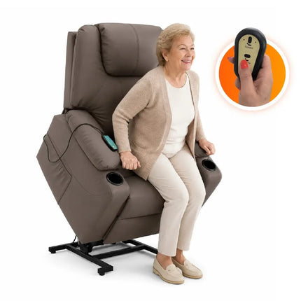 Sillón elevador, masajeador y reclinable Royal