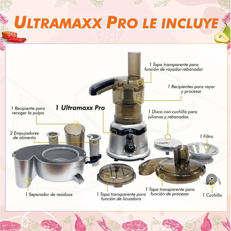 Multiprocesador de alimentos - Ultramaxx Pro