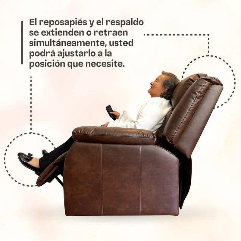 Stand Up Confort - Sillón elevador y reclinable con masajeador