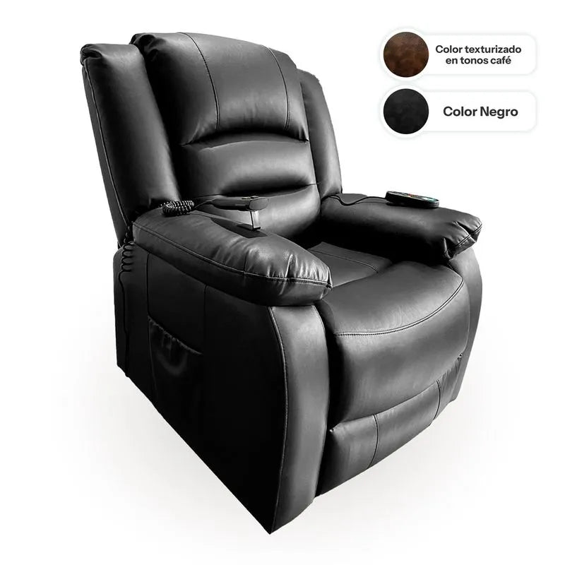 Stand Up Confort - Sillón elevador y reclinable con masajeador