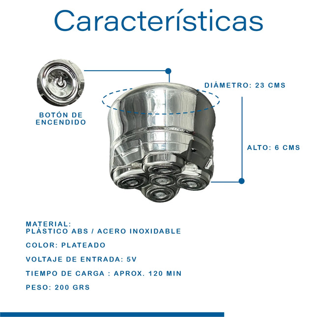 Máquina de afeitar de microprecisión - EZ Silver Head Shaver