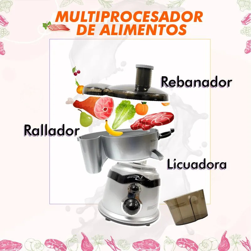 Multiprocesador de alimentos - Ultramaxx Pro