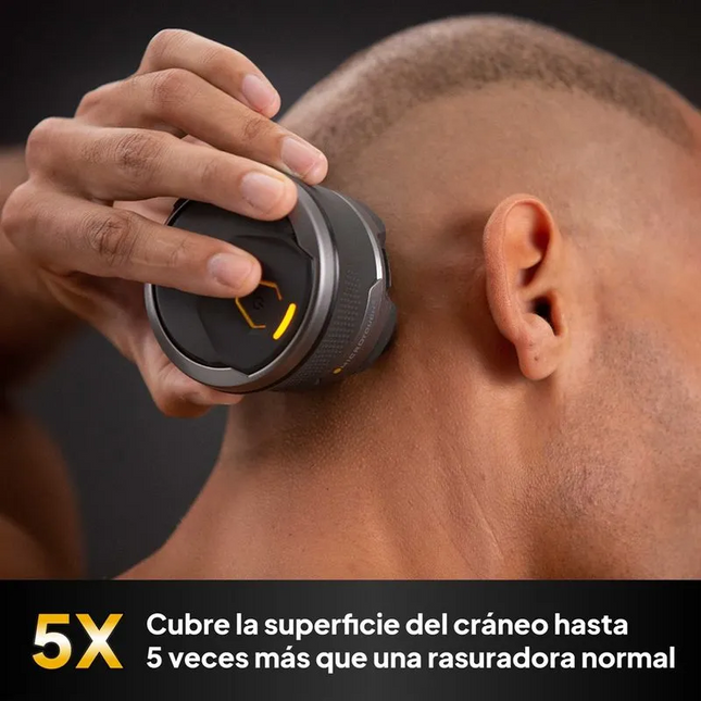 Afeitadora eléctrica inalámbrica para cabeza y cara - Microtouch Titanium Head Shaver