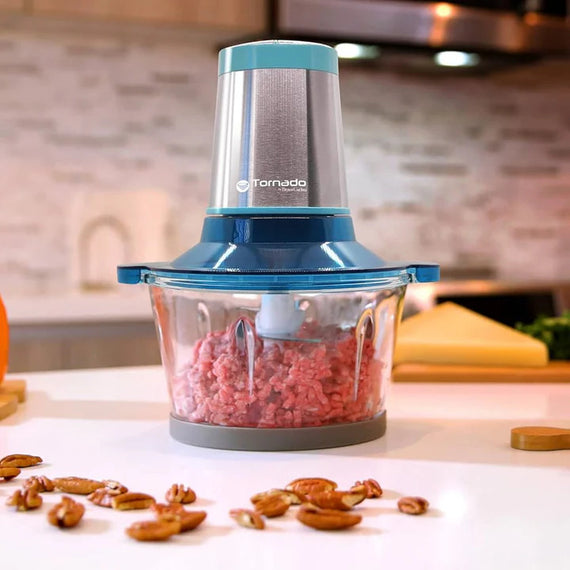 Tornado Brava Cucine - Procesador y picador eléctrico de alimentos y verduras
