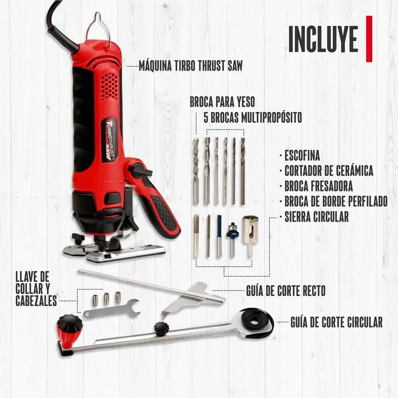 Herramienta multifuncional - Turbo Thrust Saw